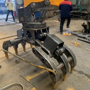 挖机旋转抓钢机