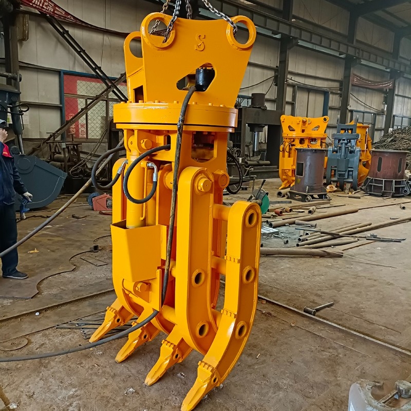 挖机旋转抓钢机