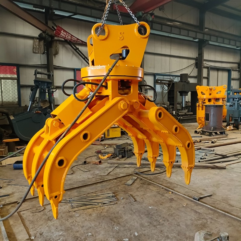 挖机旋转抓钢机