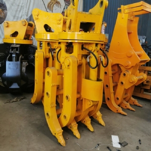 挖机旋转抓钢机