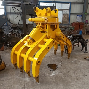 挖机旋转抓钢机