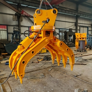 挖机旋转抓钢机