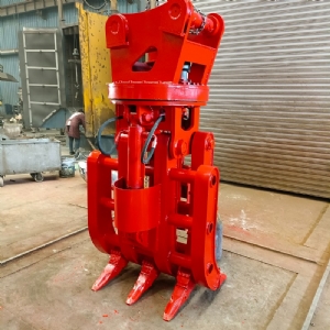 挖机旋转抓钢机