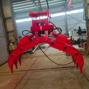 挖机旋转抓钢机